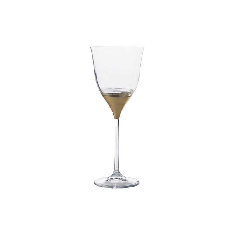 Rcr Gold Leaf Goblet Set Of 6 Pieces