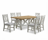 Zinnia Dining Table Set (1+6)