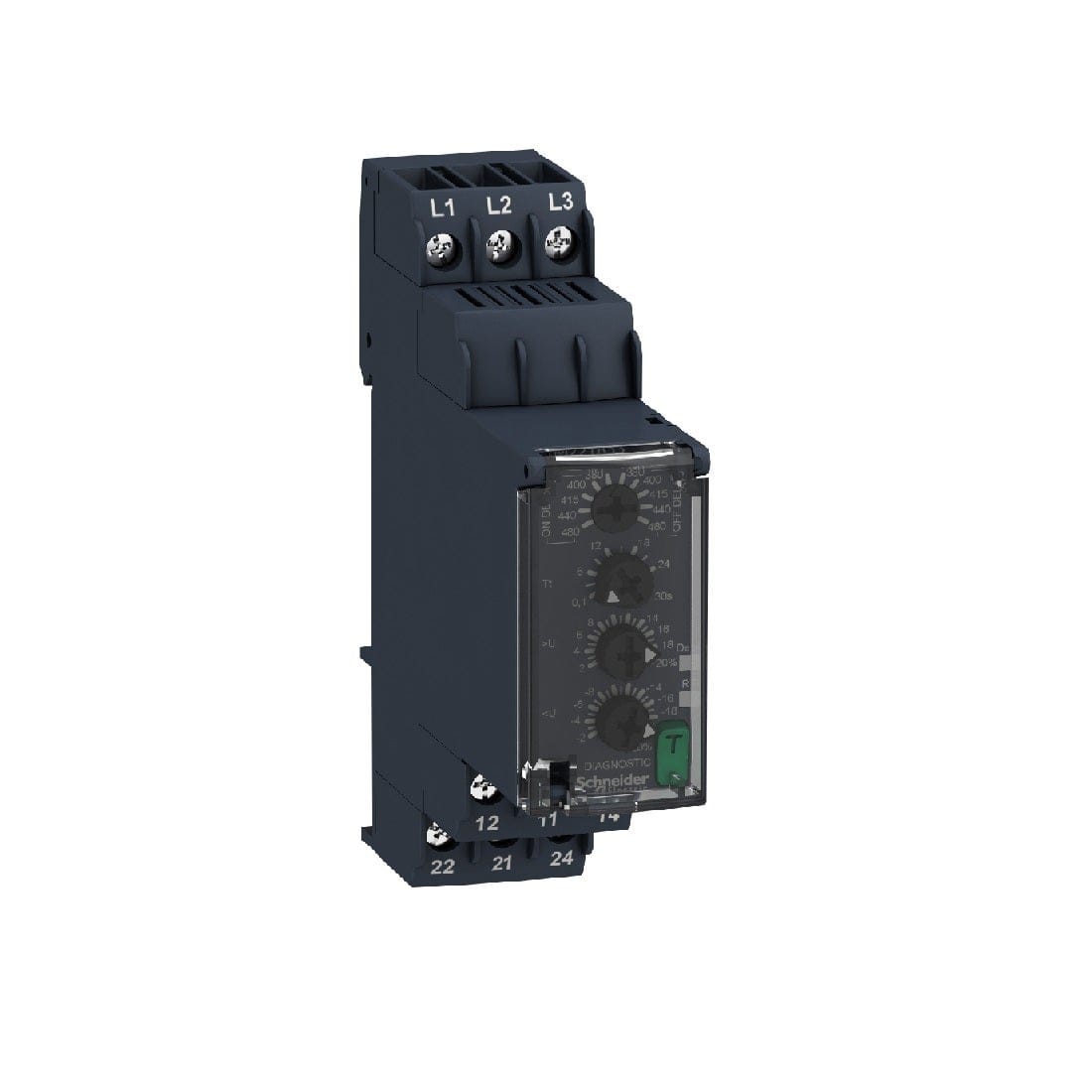 SCHNEIDER – Three-Phase Voltage Control Relay 380-480V AC, 2 C/O, Supplier Part Number: RM22TR33 Qatar