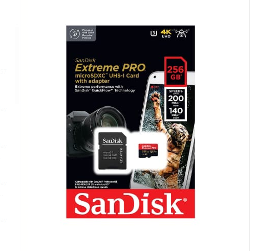 Sandisk Extreme Pro Card - 256 Gb Memory