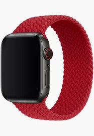 Hybrid Fit -Weave Nylon Braided Band For iwatch&WH4.0-Red