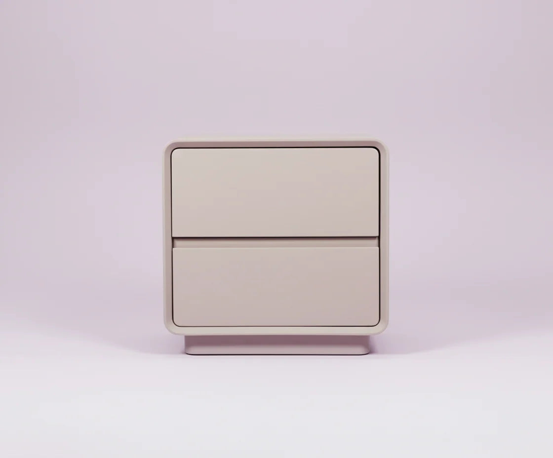 Side Table 871 (Beige, 500×400×490 mm)