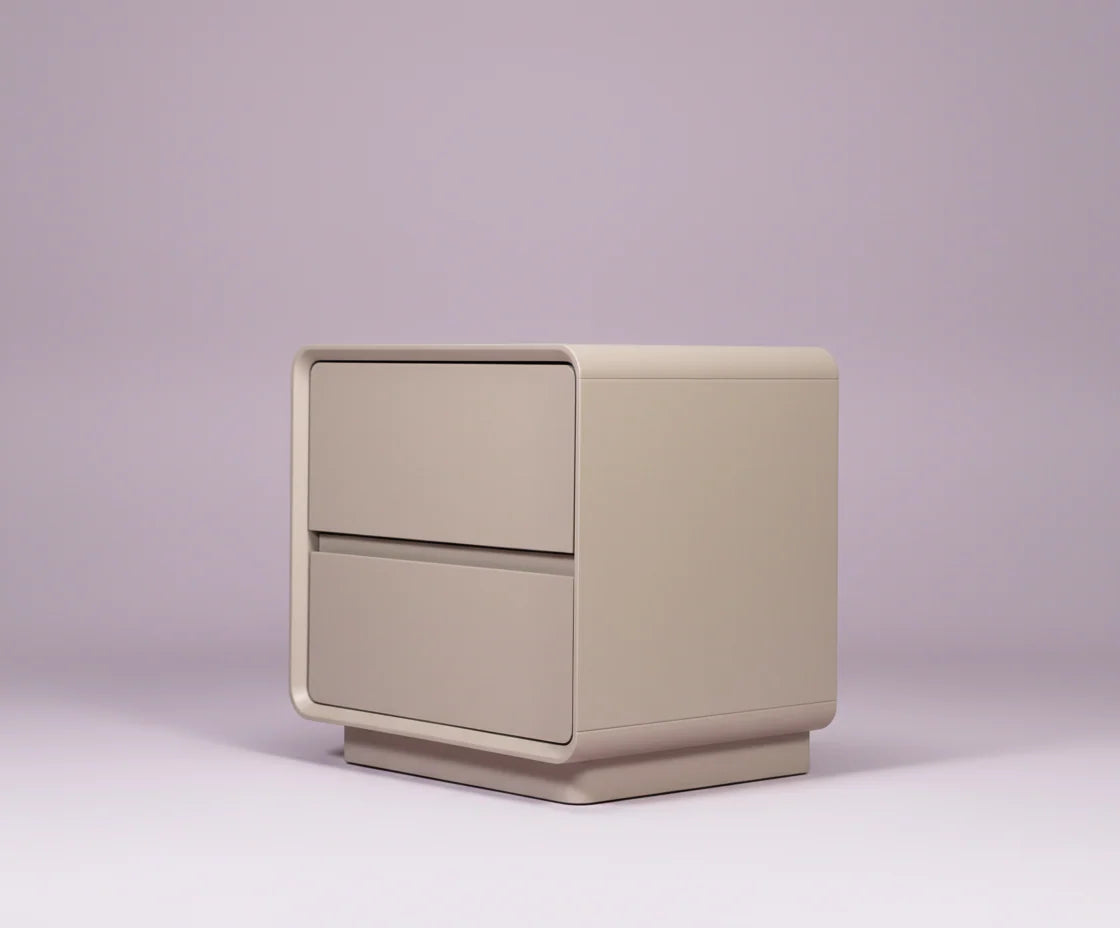 Side Table 871 (Beige, 500×400×490 mm)
