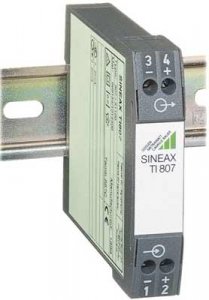 Gossen Metrawatt SINEAX Ti807-5 DC Signal Isolator, 1 Channel, Ex/NEx QATAR