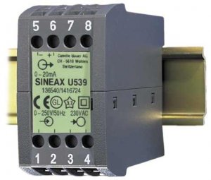 Gossen Metrawatt SINEAX U539 AC Voltage Transducer with Power Supply QATAR