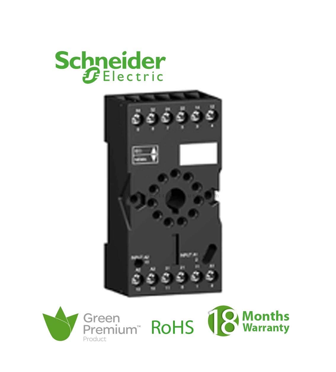 SCHNEIDER – Socket RUZ, Mixed Contact, 10A, 250V, Connector, For Relay RXM2, RUMC3, Supplier Part Number: RUZC3M Qatar