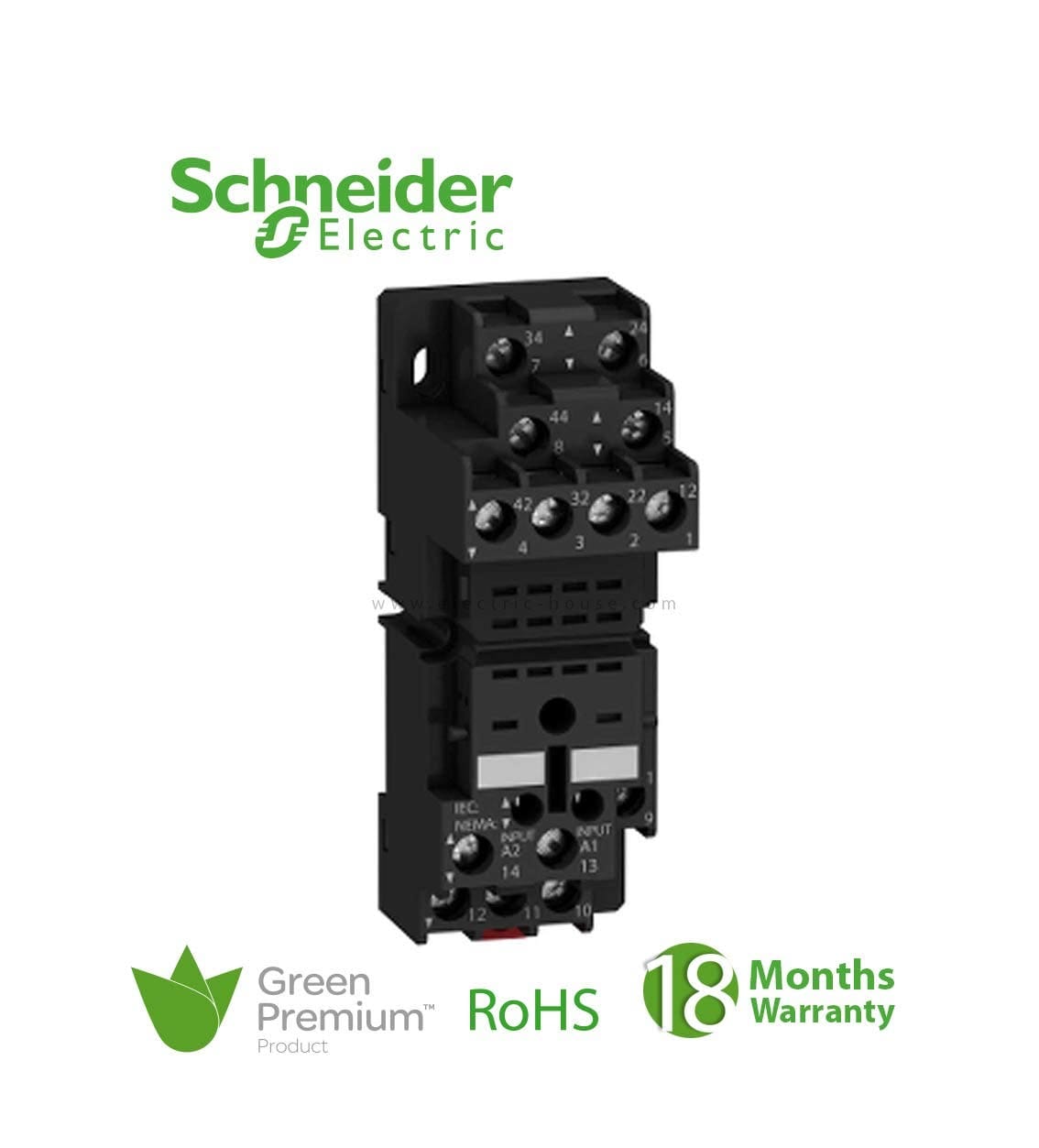 SCHNEIDER – 10 A Relay Output, Supplier Part Number: RXZE2M114 Qatar