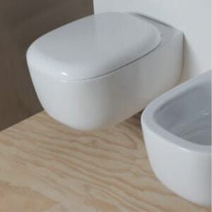 Wall Hung Toilet WC WITH GO CLEAN SYSTEM White Color