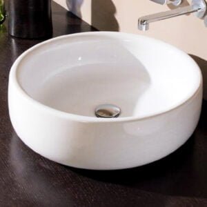 WHITE GLOSSY Color COUNTER TOP WASH BASIN