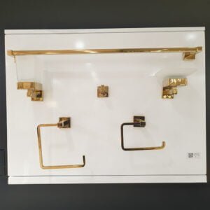 Bathroom Accessories Gold Color
