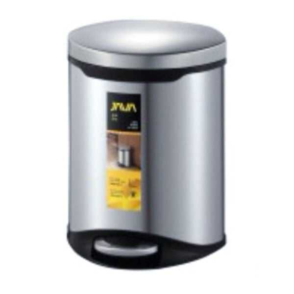 Kitchen Dustbin Chrome Color