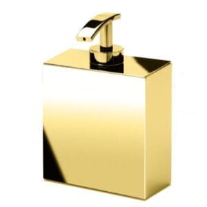 Square Gel Dispenser Box Gaudi Gold Color