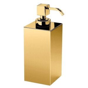 Square Gel Dispenser Gold Color