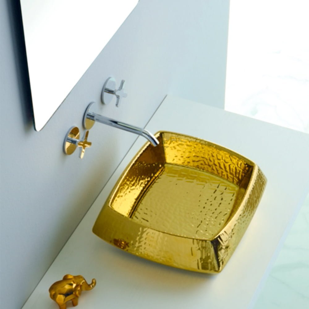 Hasana Luxury Gold Wash Basin