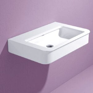 COUNTER TOP WASH BASIN Glossy White Color
