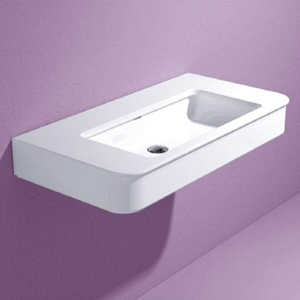 COUNTER TOP WASH BASIN Glossy White Color