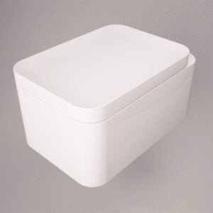 NILE Wall Hung WC With Go Clean System - Latte Milky White Color