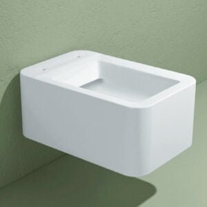 NILE Wall Hung WC With Go Clean System - Glossy White Color
