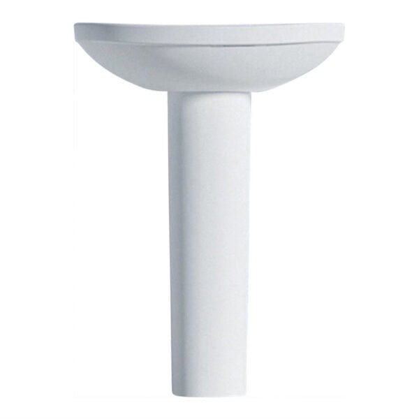 Wall Mount Wash Basin Single Hole White Color