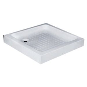 Shower Tray With Stand White Color