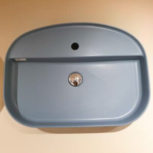 Smart B Washbasin 1F Round petrol Grey Color