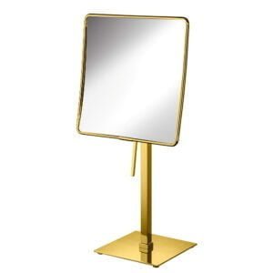 Square Stand Mirror Gold Color