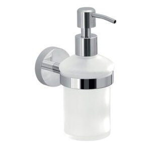 Stresa Brass Holder with Glass Soap Dispenser