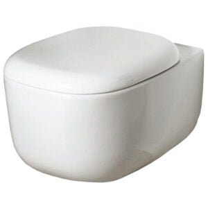 Bonola Soft Closing Toilet Thermo Setting Seat & Cover With Quick Release Hinge WC MATT LATTE MILKY WHITE Color