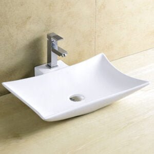 Wash Basin Counter Top White Color