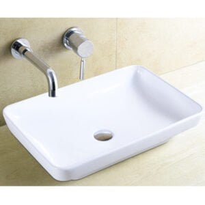 counter top wash basin square size