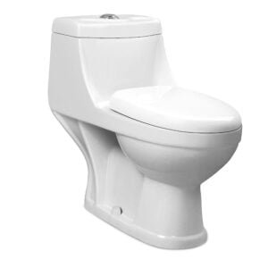 Washdown One Piece Toilet S-Trap White Color