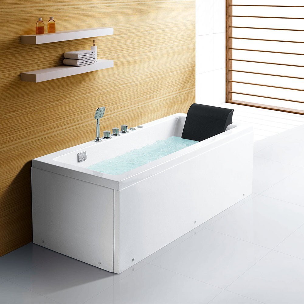 Massage Bathtub 1700x700x590MM - White (M-DE001) - Buyonbudget