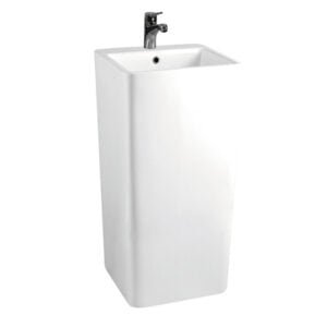 Full Pedestal Wash Basin White Color