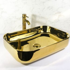 Basin Counter Top Gold Color