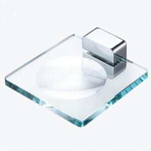 Glass Soap Dish 126x120x50mm (Glass Thick: 10mm)