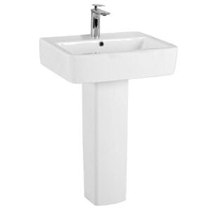 Wash Basin Pedestal White Color