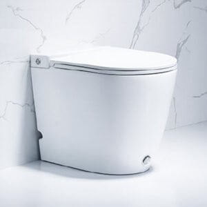 Pulse Tankless floor mounted toilet Siphon White Color