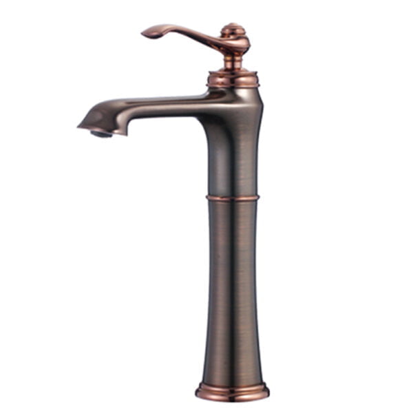 Tall Basin Mixer Brass Antique Color