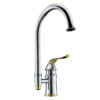 Tall Basin Mixer Brass Chrome Color