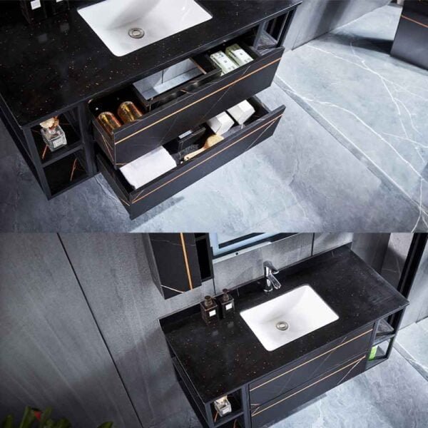 Vanity Bathroom Cabinet 1200x500x50cm- (1set,3 pkt)