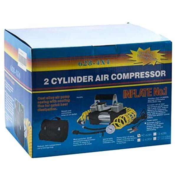 Double Cylinder Compressor Black Color