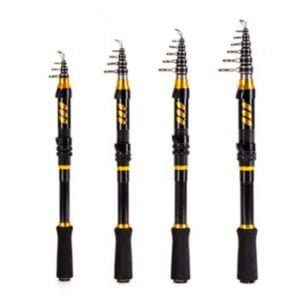 Mini Carbon Sea Fishing Rod 2.7m Black Bag