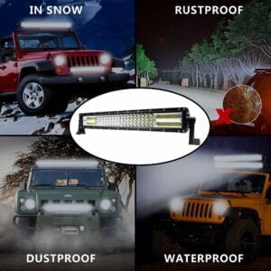 Quad Row Curved LED Light Bar