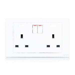 2Gang13A Switched Socket