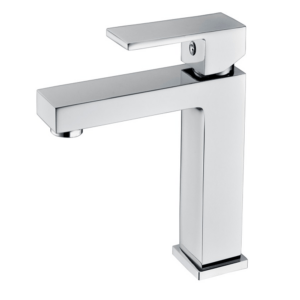 Modern Commercial Vanity Basin Mixer chrome color
