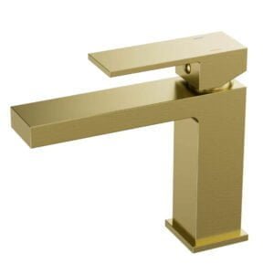 Brushed Gold Simple Bathroom Faucet Aerator Spout