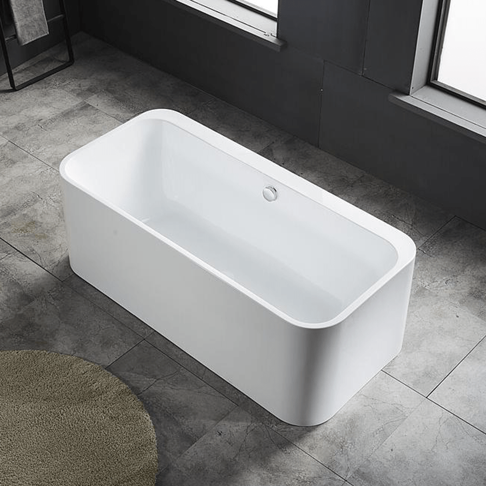 Solid Surface Freestanding Bathtub Bathx Tub without Mixer - White 6015 ...