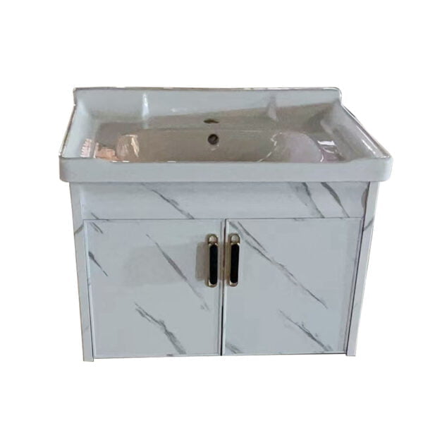 Vanity Bathroom Cabinet Artificial Marble White color