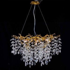 water drop chandelier pendent light Gold COLOR