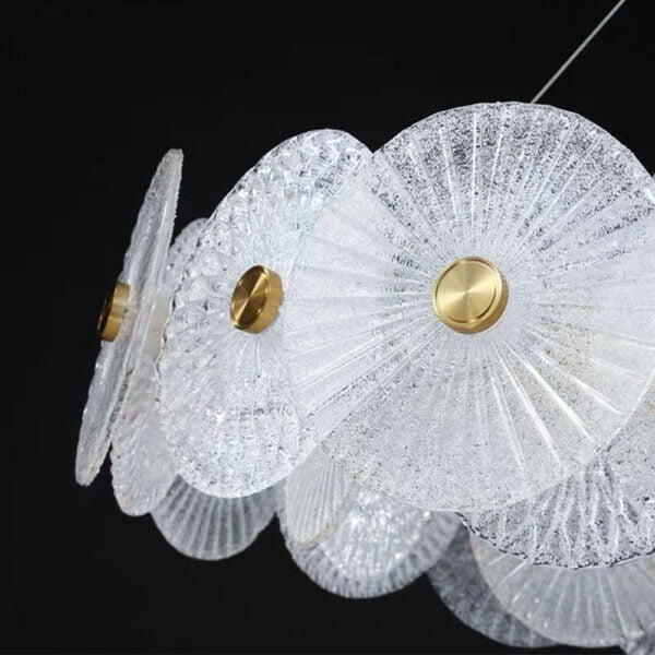 Luxury Round Hanging Light Gold Color